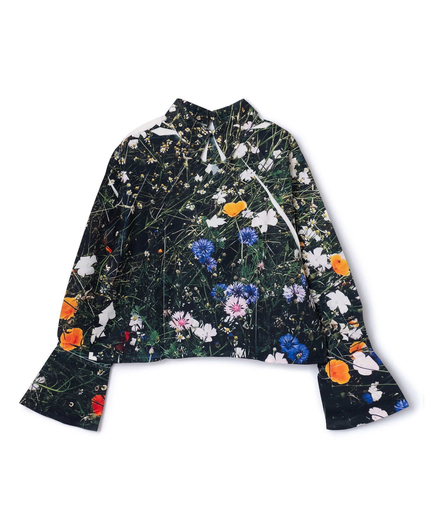 DIRECT PRINT PULLOVER SHIRTS (FLOWER)