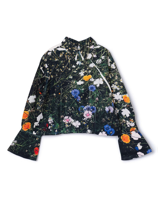 DIRECT PRINT PULLOVER SHIRTS (FLOWER)