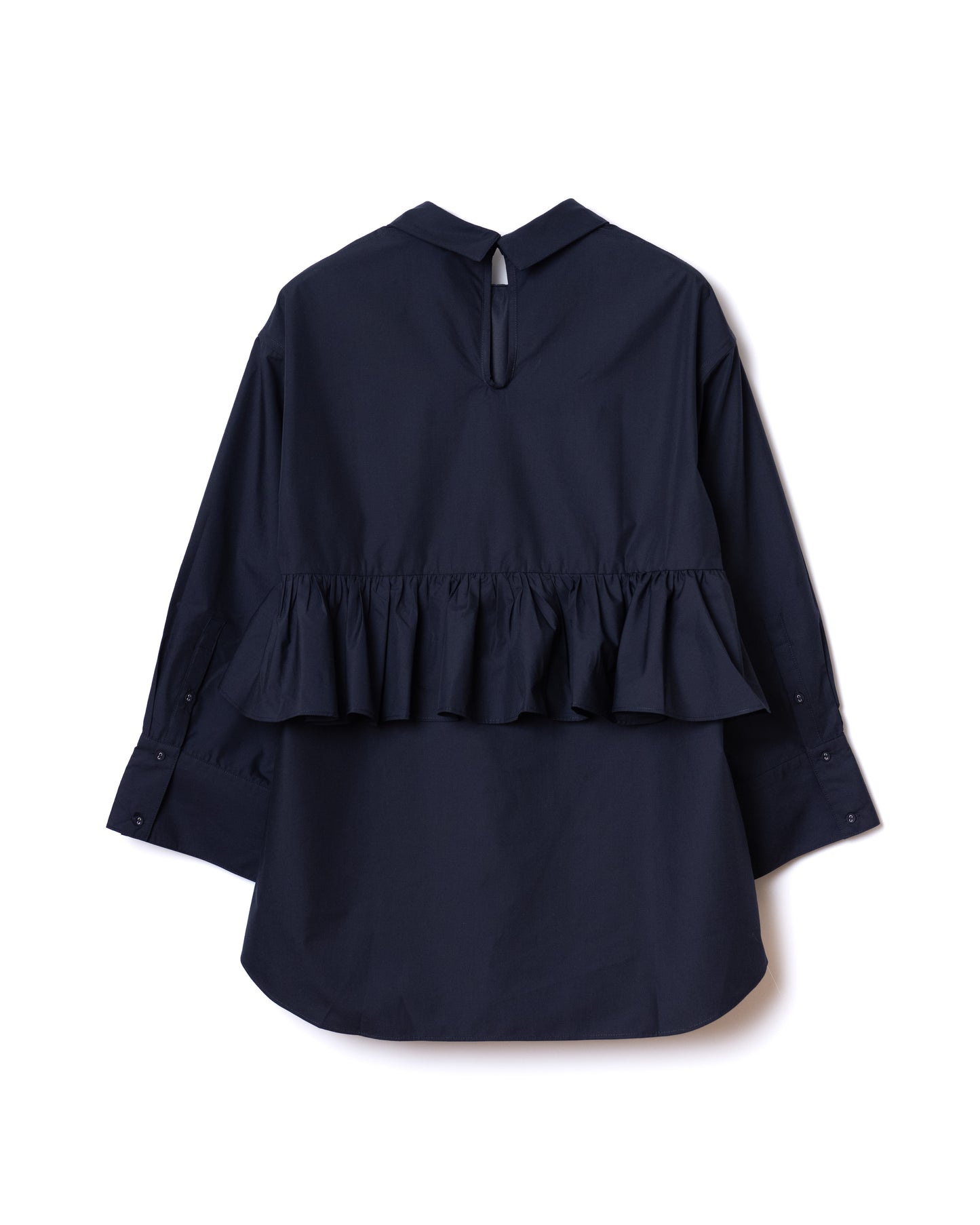 NON TOKYO / WIDE CHIMNEY PULLOVER SHIRTS (NAVY)