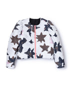 REVERSIBLE PUFFSLEEVE PADDING JACKET (STAR x BLACK)