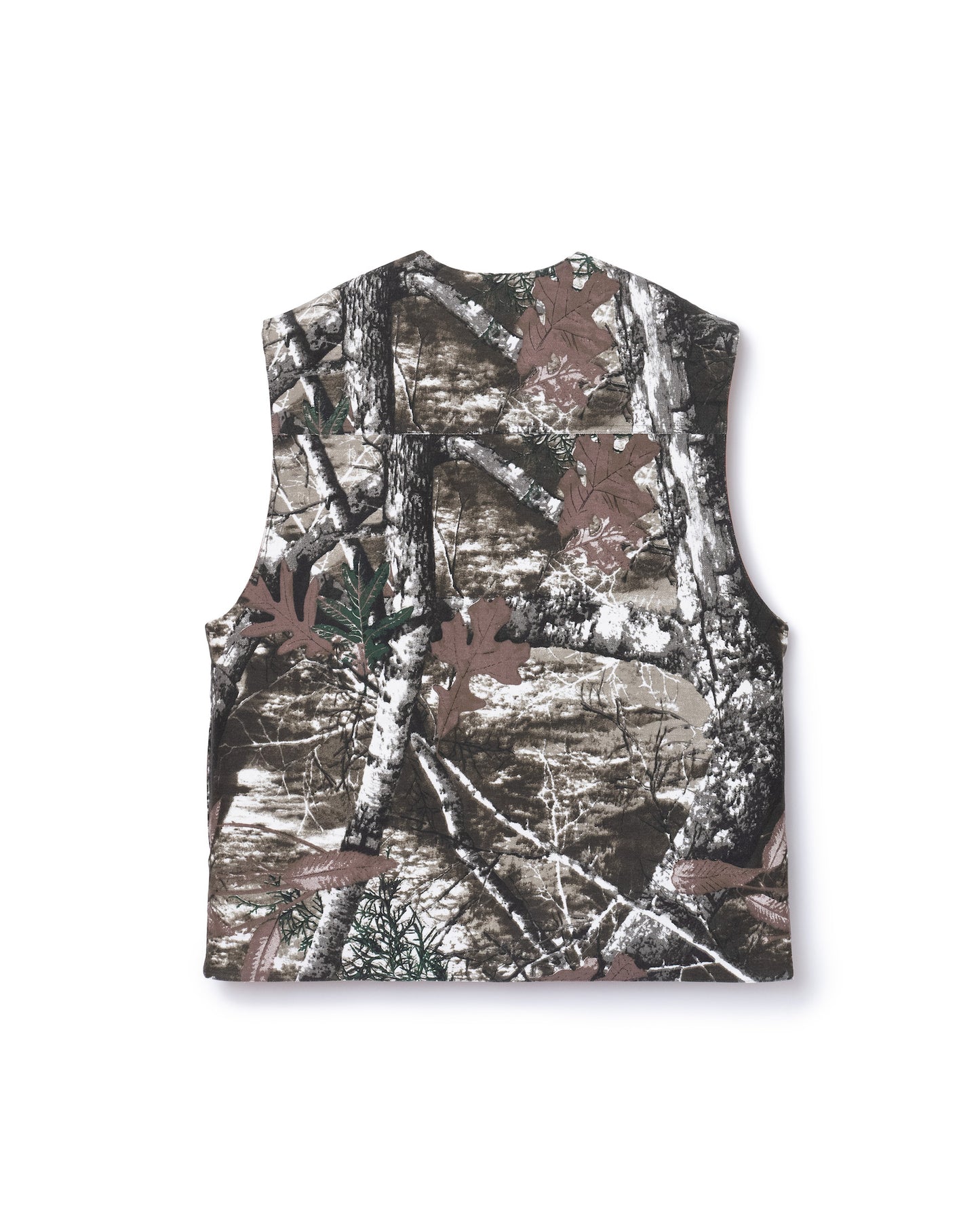 REVERSIBLE MULTI POCKET VEST (BROWN RED)