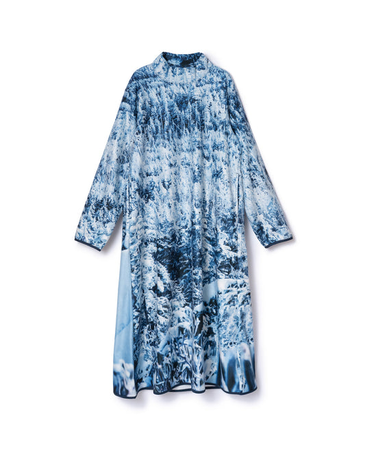 PRINT FLEECE ONE-PIECE (SNOW MOUNTAIN)