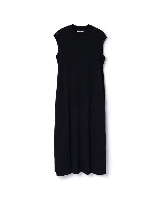 RIB NO SLEEVE ONE-PIECE (BLACK)