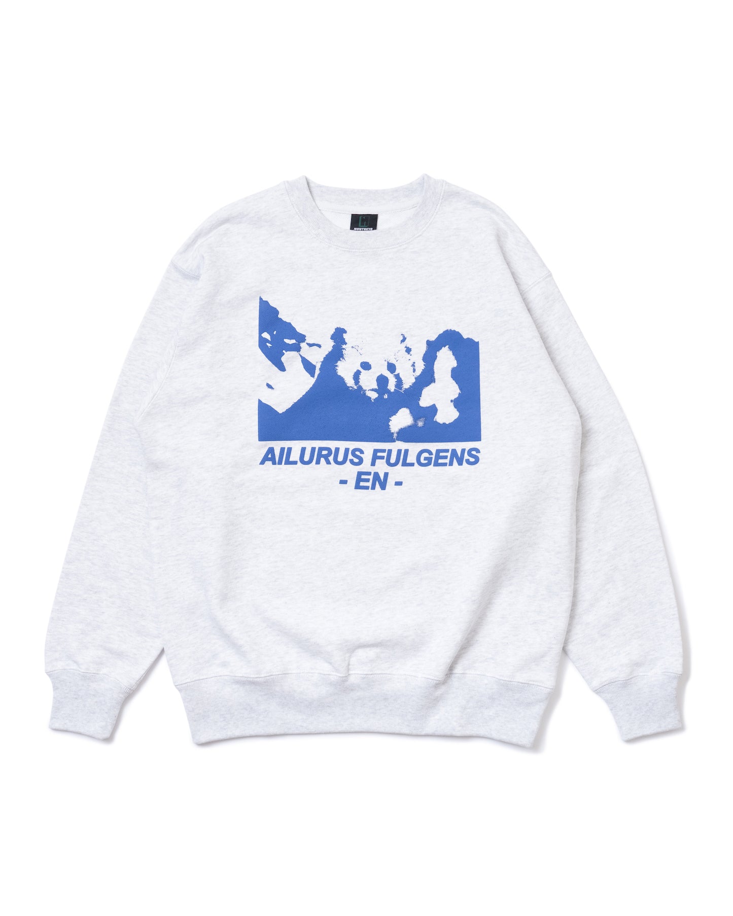 AILURUS FULGENS PRINT PULLOVER SWEAT (GRAY)