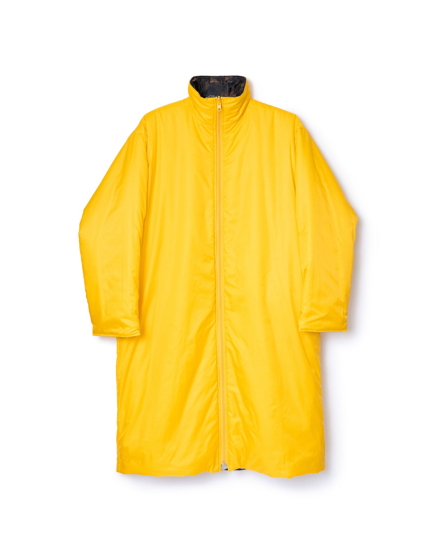 REVERSIBLE PADDING COAT (WATERFALL x YELLOW)