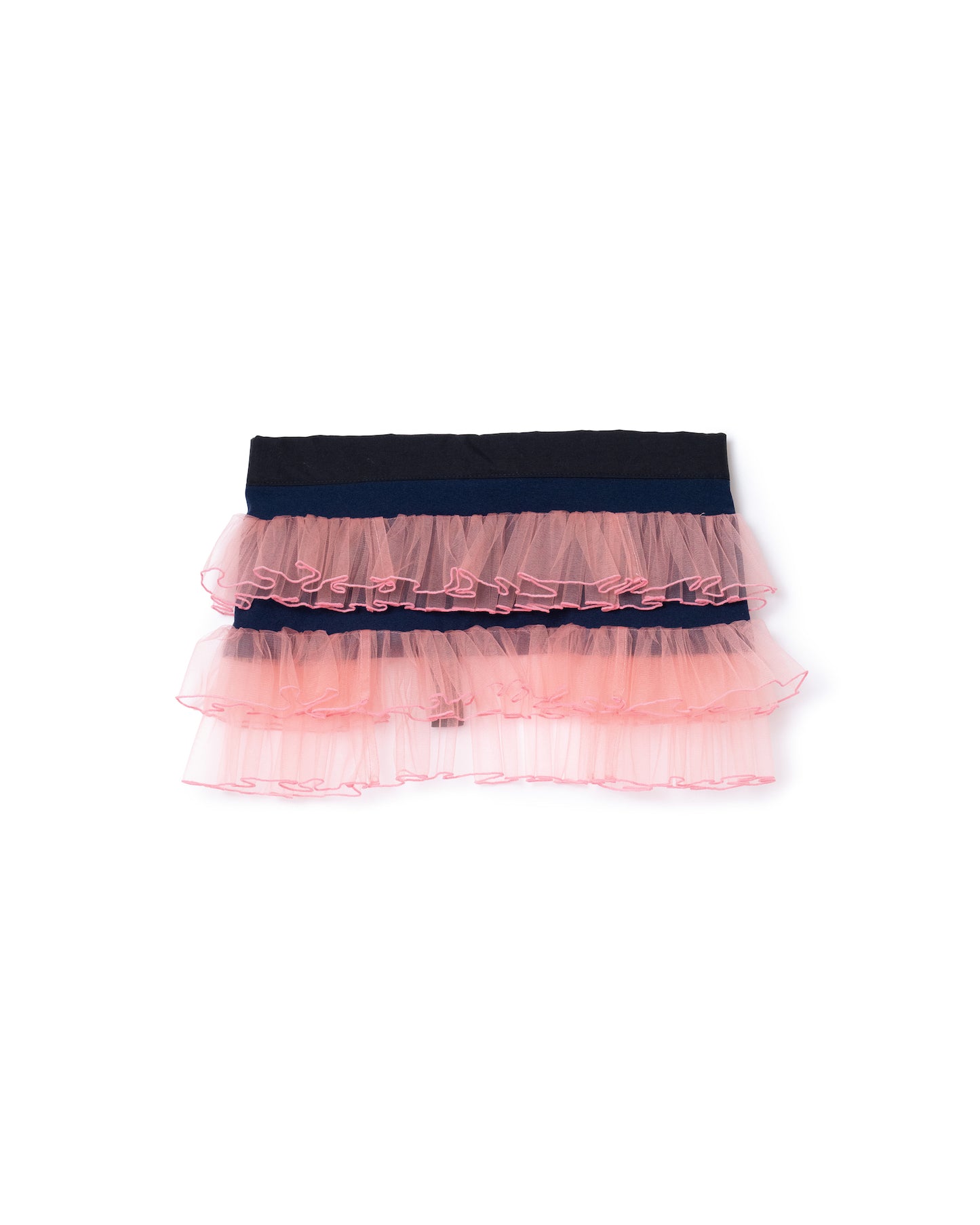 TULLE FRILL BELT (NAVY x PINK)