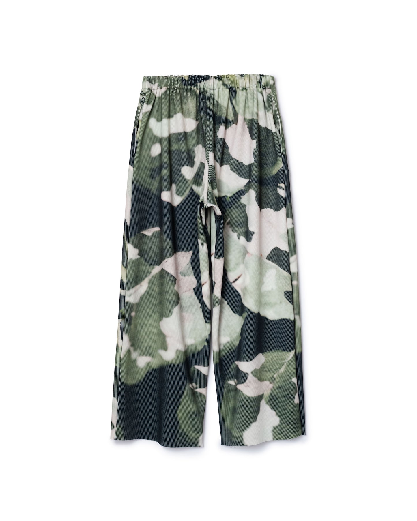 PRINT RIB WIDE PANTS (CAMO)