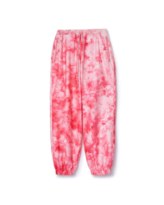 PRINT FLEECE TRUCK PANTS (PINK)