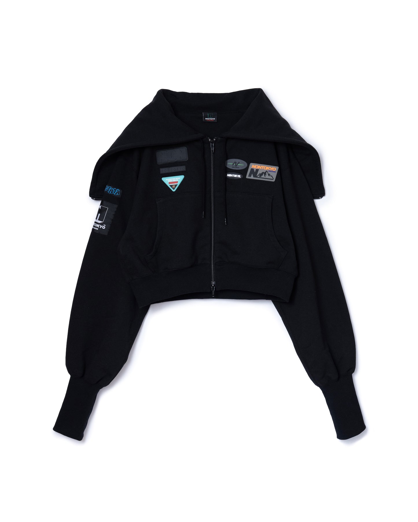 SAILOR ZIP-UP PARKER (BLACK)