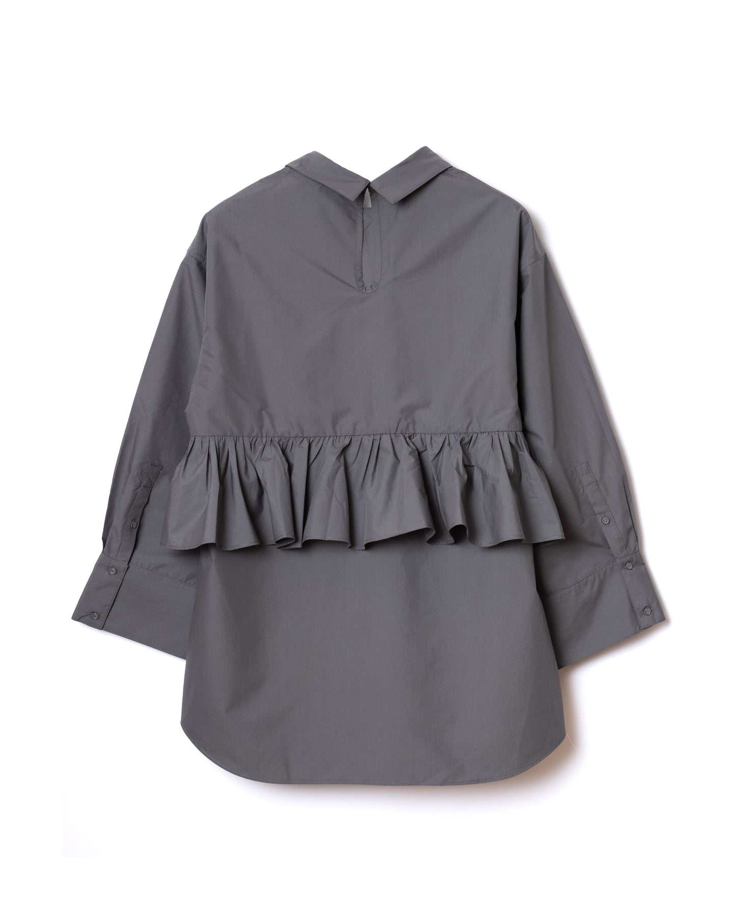 NON TOKYO / WIDE CHIMNEY PULLOVER SHIRTS (GRAY)