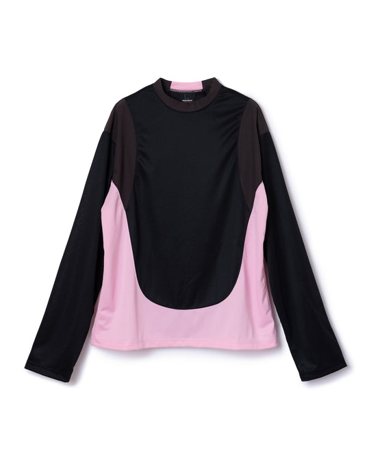 STRETCH SWITCHING C/S (BLACK×PINK)