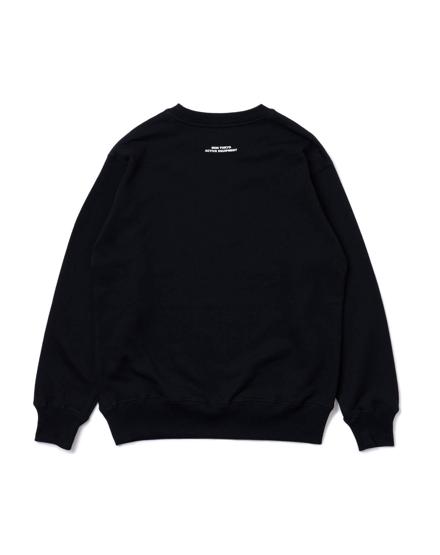 SQUIRREL PRINT PULLOVER SWEAT (BLACK)