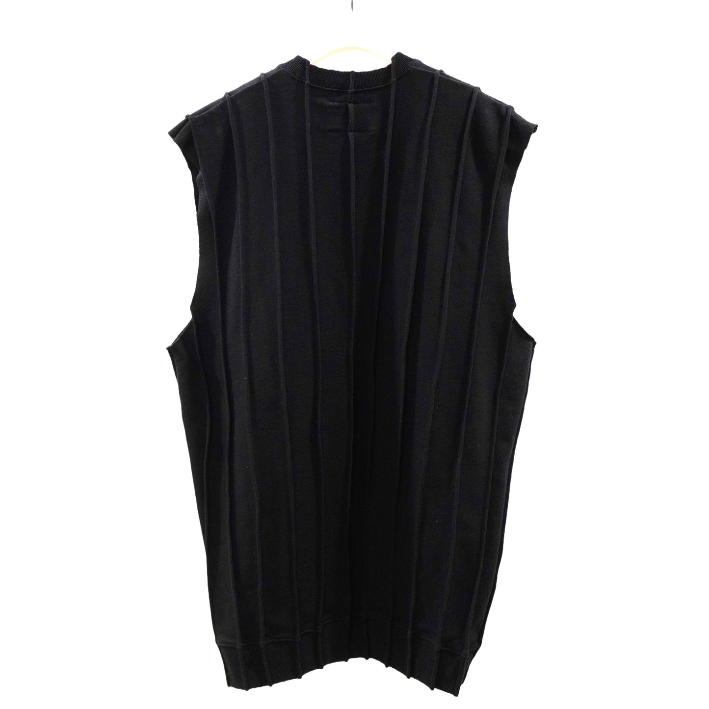 NON TOKYO / PIN TUCK SWEAT VEST (BLACK) / <NON TOKYO> Pin tuck sweat vest (black)