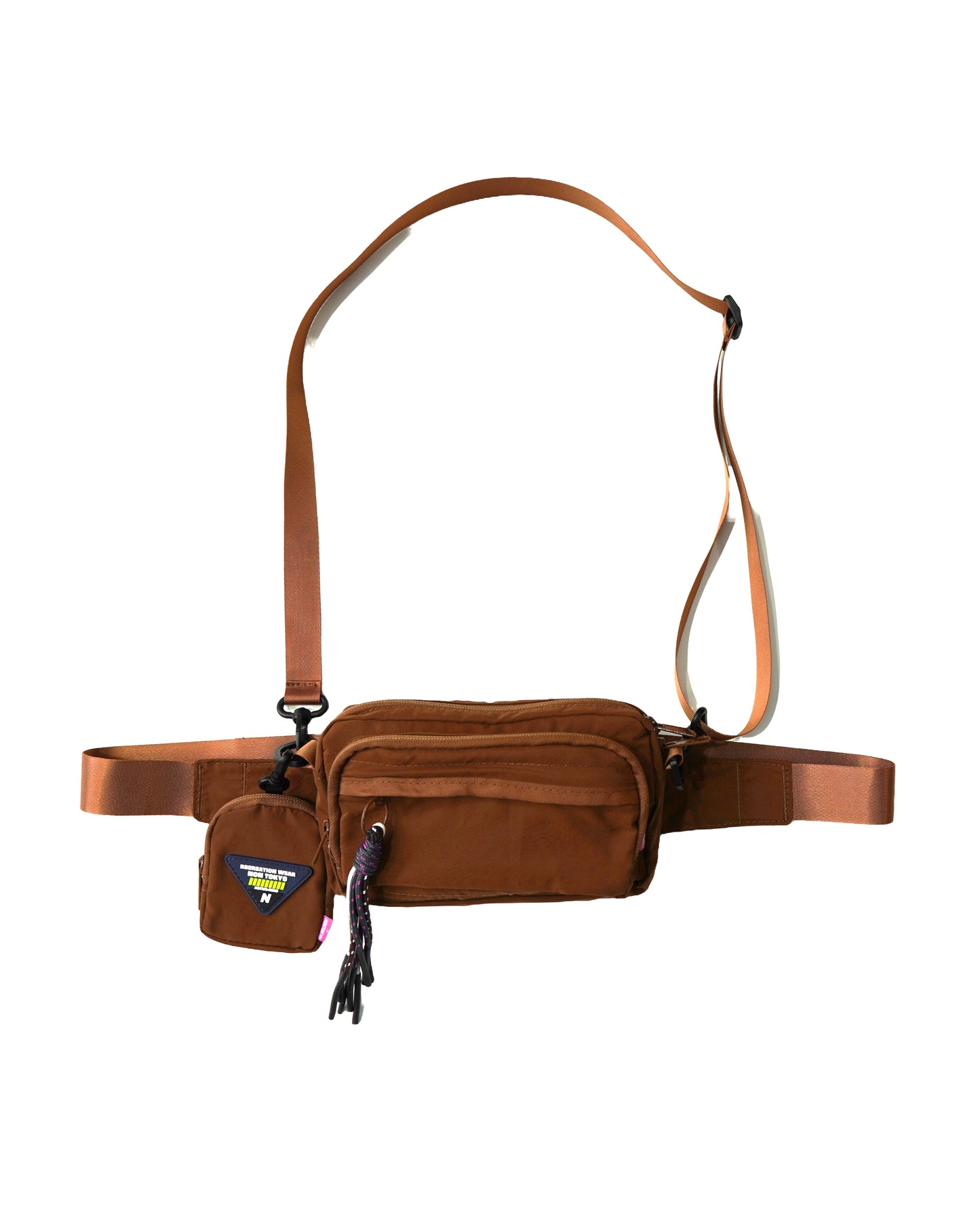 2WAY WAIST POUCH (BROWN)