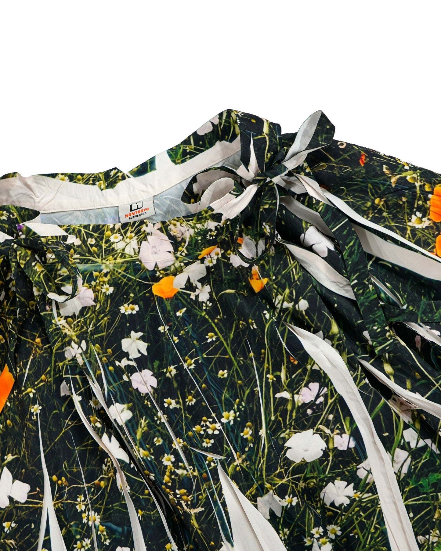 DIRECT PRINT RIBBON SKIRT (FLOWER)
