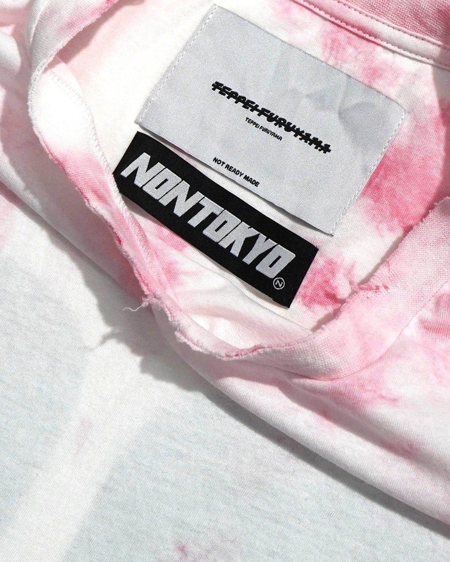 TIE‐DYE NUMBERING BIG T-SHIRT feat.TEPPEI FURUYAMA (PINK)