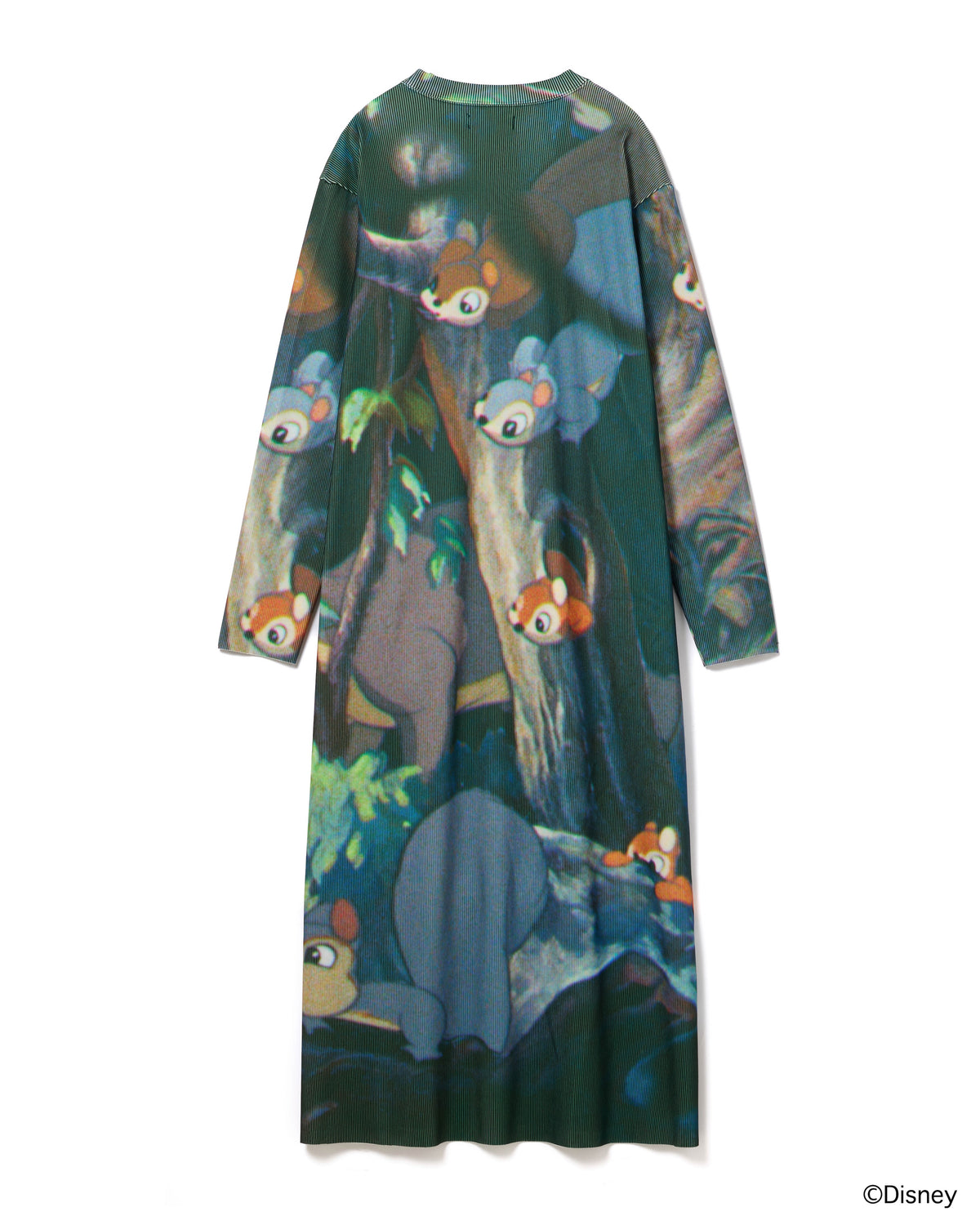 【Disney collection】PRINT RIB L/S ONE-PIECE / SNOW WHITE