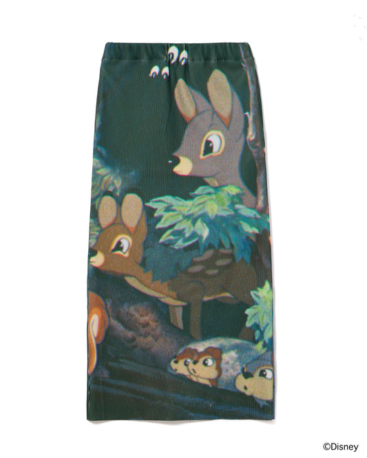 【Disney collection】PRINT RIB SKIRT / SNOW WHITE