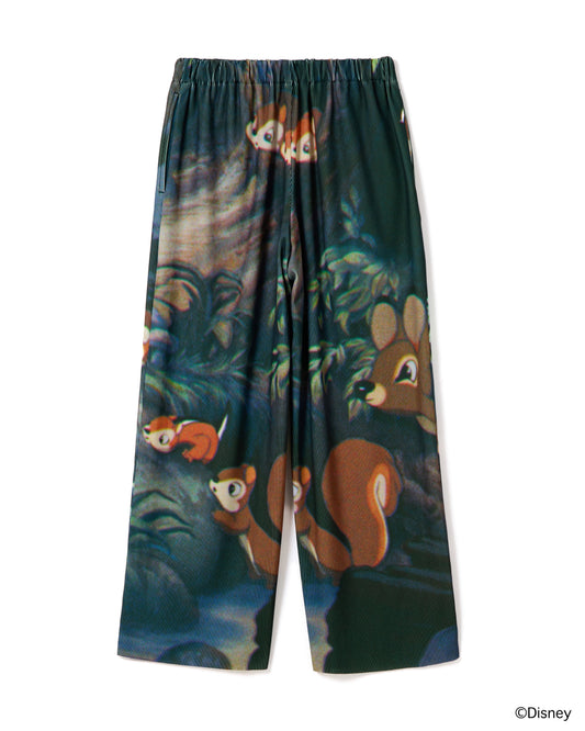 【Disney collection】PRINT RIB WIDE PANTS / SNOW WHITE