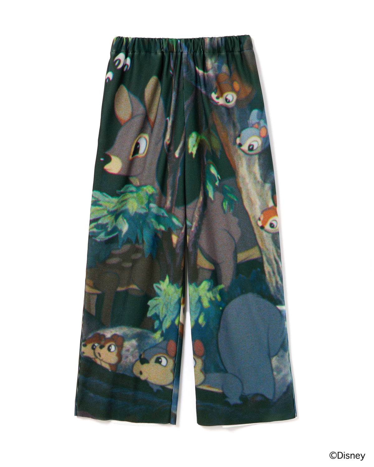 【Disney collection】PRINT RIB WIDE PANTS / SNOW WHITE
