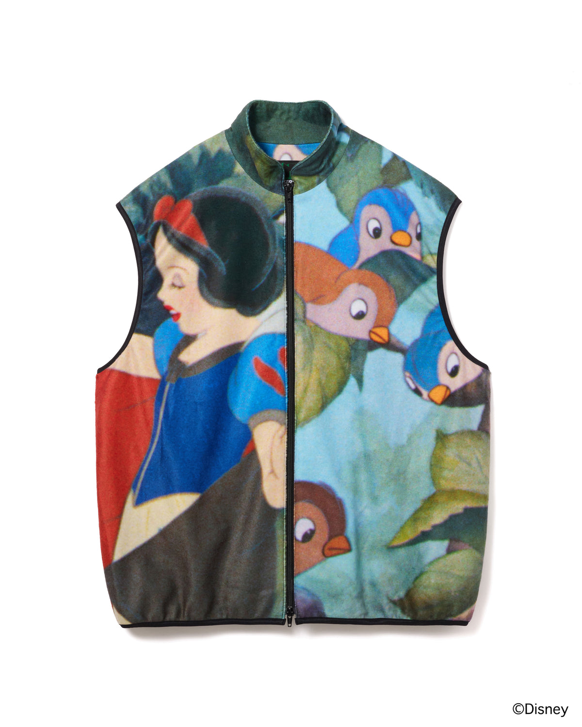 【Disney collection】PRINT FLEECE VEST / SNOW WHITE