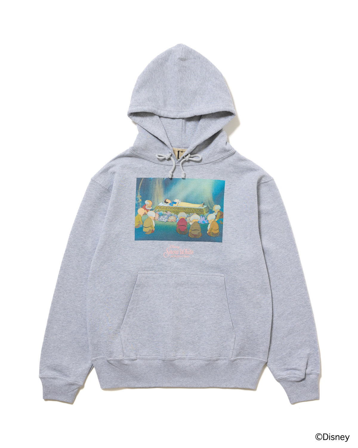 【Disney collection】PRINT PULLOVER PARKA / GLASS COFFIN (GRAY)
