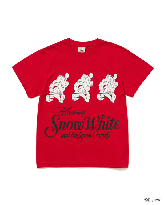 【Disney collection】PRINT T-SHIRT / GRUMPY (RED)