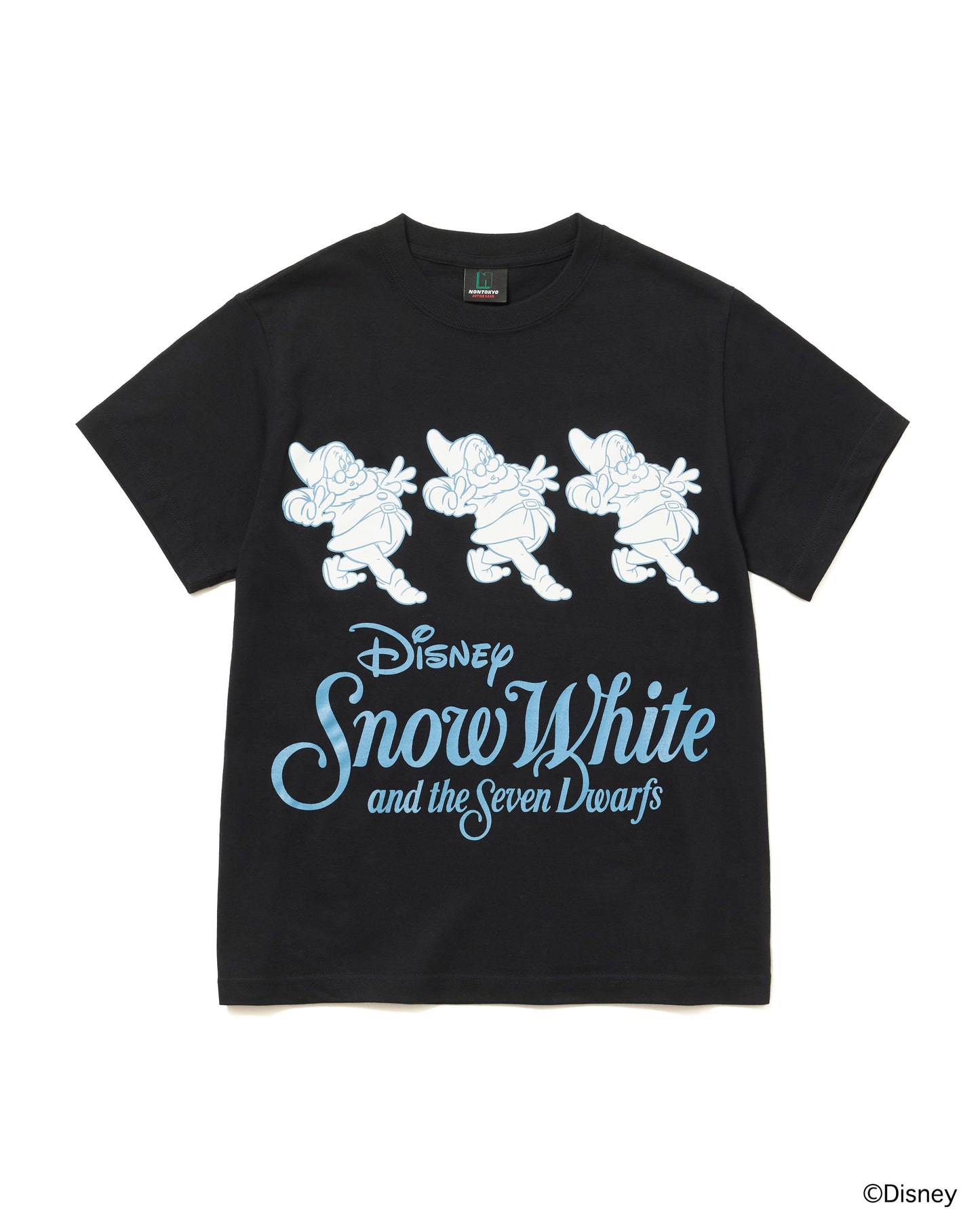 【Disney collection】PRINT T-SHIRT / DOC (BLACK)