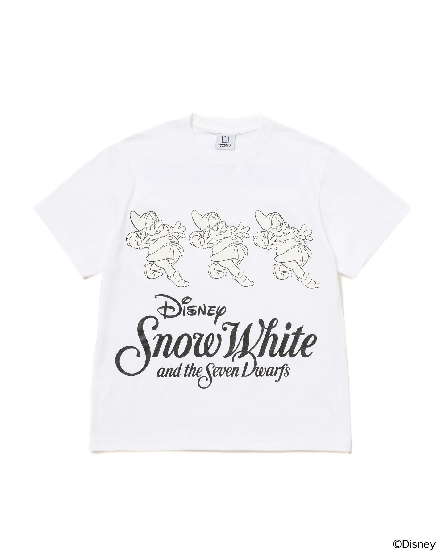 【Disney collection】PRINT T-SHIRT / DOC (WHITE)