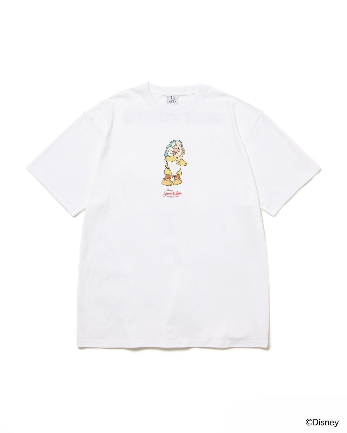 【Disney collection】PRINT BIG T-SHIRT / SLEEPY (WHITE)