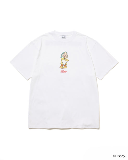 【Disney collection】PRINT BIG T-SHIRT / SLEEPY (WHITE)