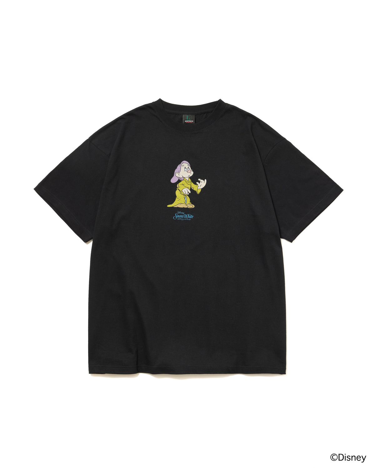 【Disney collection】PRINT BIG T-SHIRT / DOPEY (BLACK)