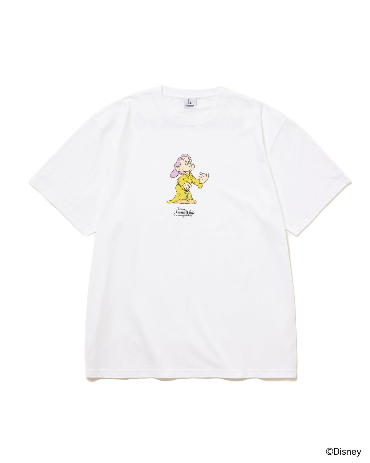 【Disney collection】PRINT BIG T-SHIRT / DOPEY (WHITE)
