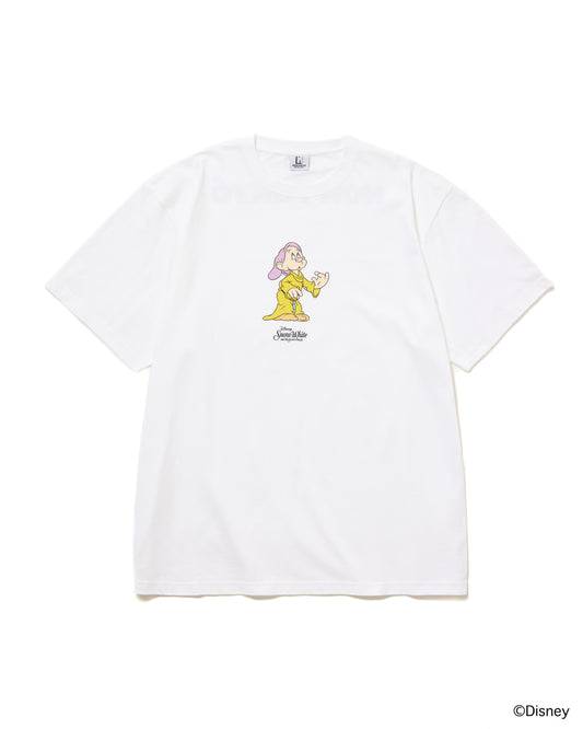 【Disney collection】PRINT BIG T-SHIRT / DOPEY (WHITE)