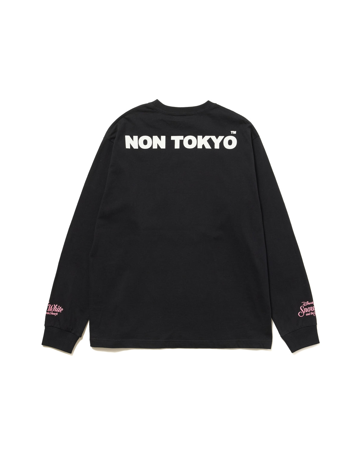 【Disney collection】PRINT L/S T-SHIRT / OLD HAG (BLACK)
