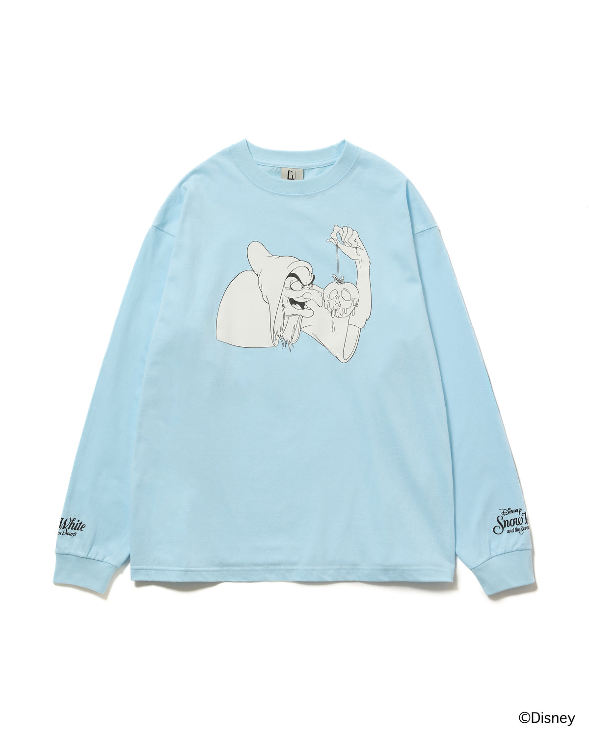【Disney collection】PRINT L/S T-SHIRT / OLD HAG (BLUE)