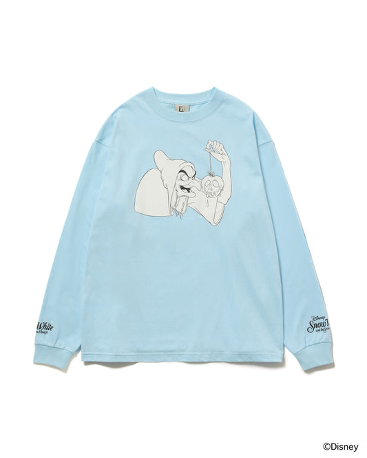 【Disney collection】PRINT L/S T-SHIRT / OLD HAG (BLUE)