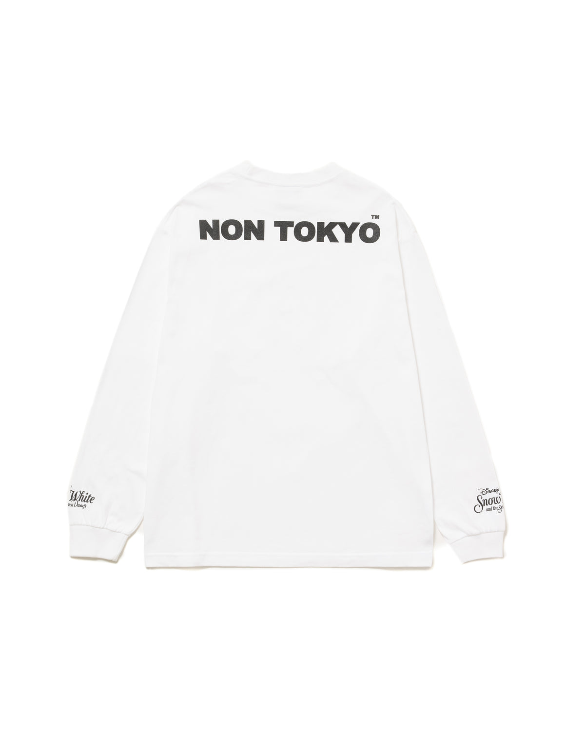 【Disney collection】PRINT L/S T-SHIRT / OLD HAG (WHITE)