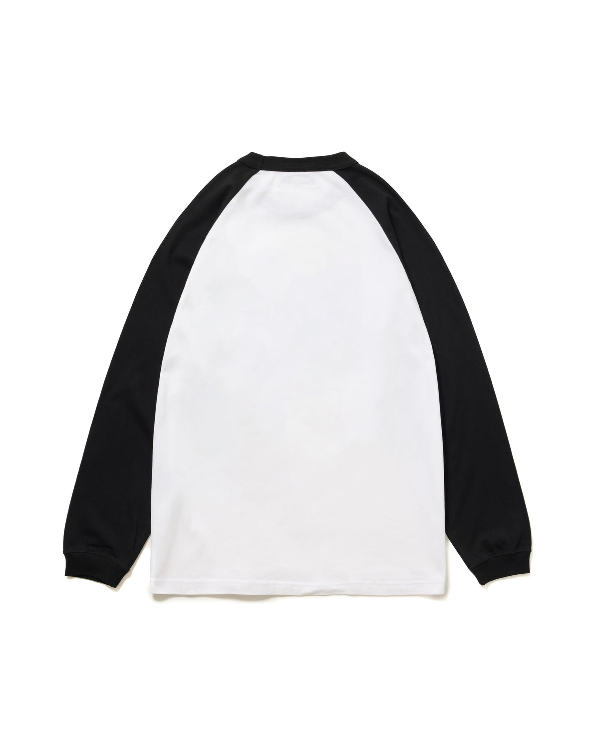 【Disney collection】PRINT RAGLAN T-SHIRT / OLD HAG (WHITE x BLACK)