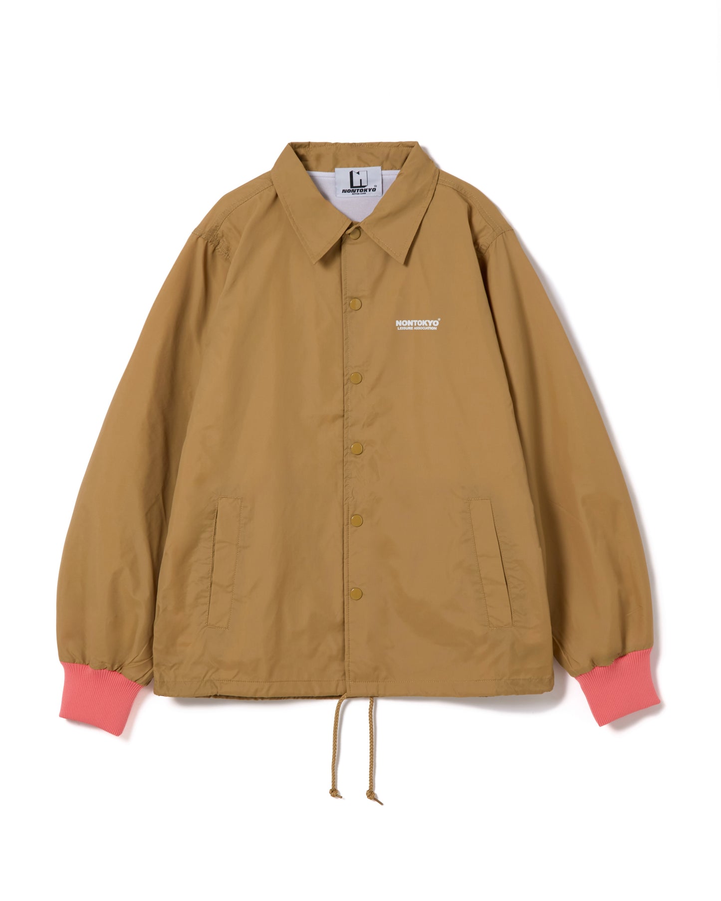 【Disney collection】PRINT COACH JACKET / OLD HAG (MUSTARD)
