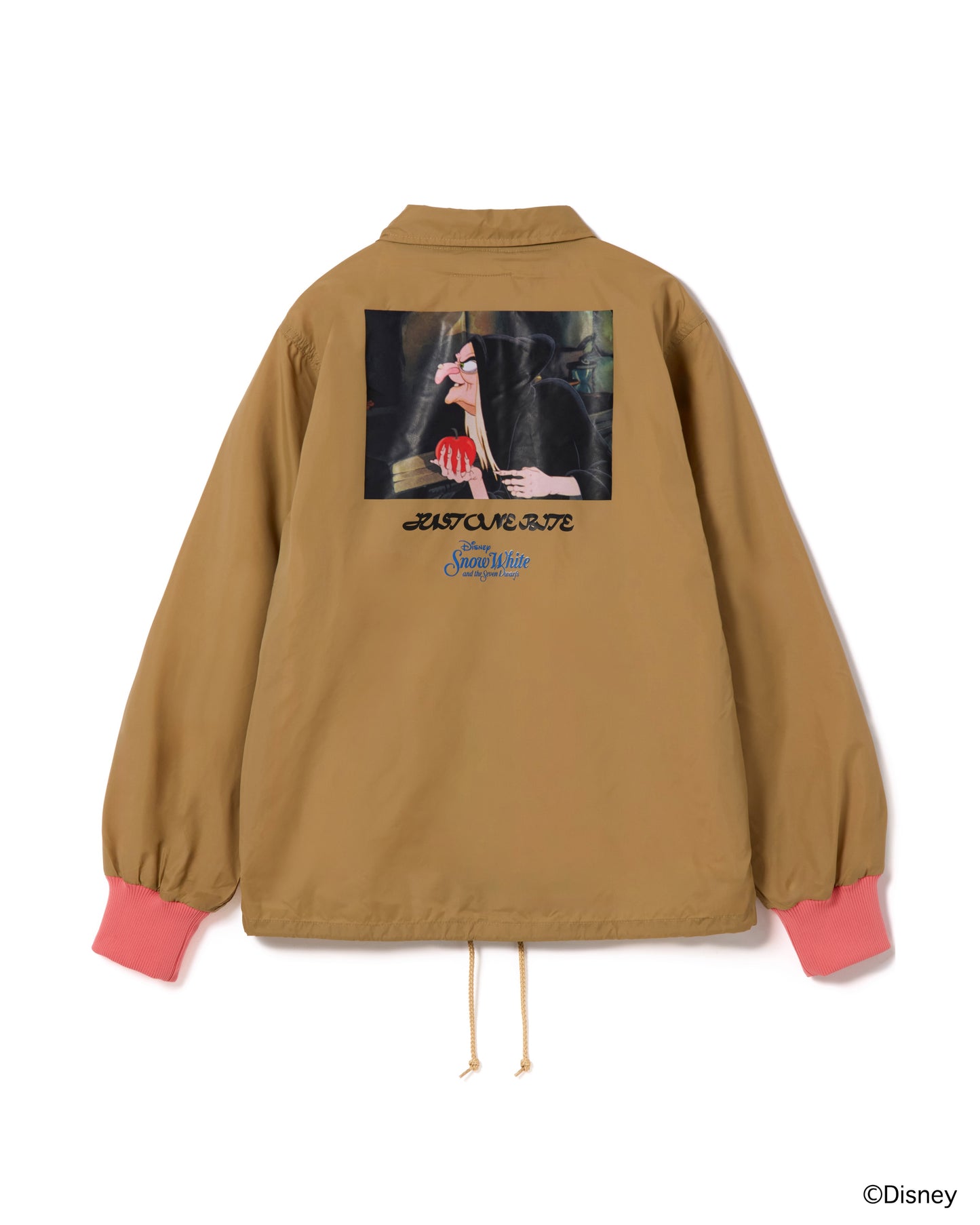 【Disney collection】PRINT COACH JACKET / OLD HAG (MUSTARD)