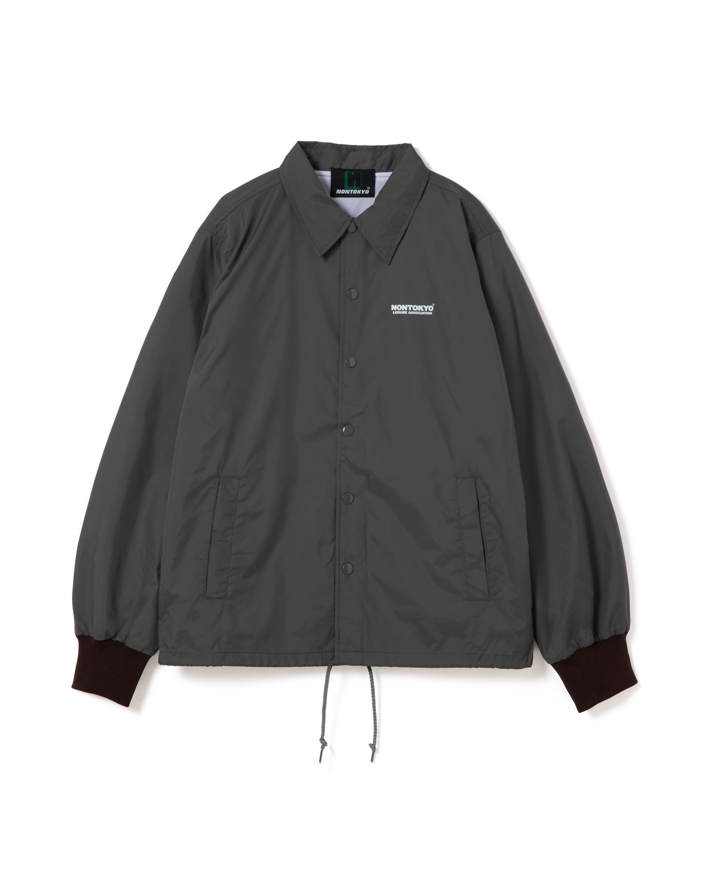 【Disney collection】PRINT COACH JACKET / OLD HAG (GRAY)