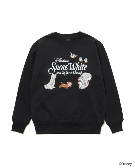 【Disney collection】PRINT PULLOVER SWEAT / ANIMALS (BLACK)