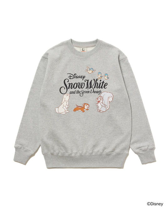 【Disney collection】PRINT PULLOVER SWEAT / ANIMALS (GRAY)
