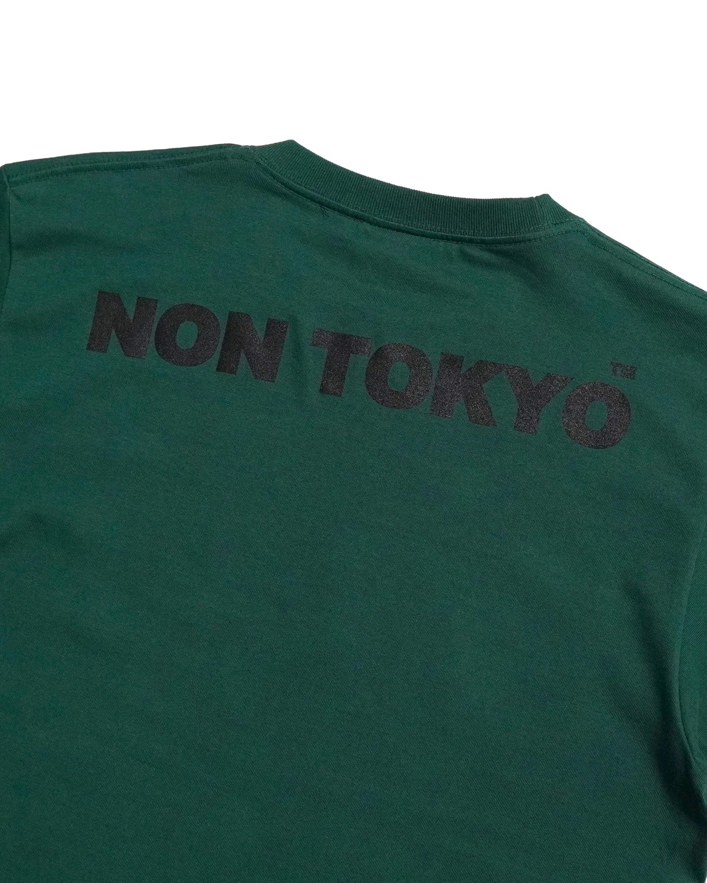 GLITTER PRINT T-SHIRT (LOVE/GREEN)