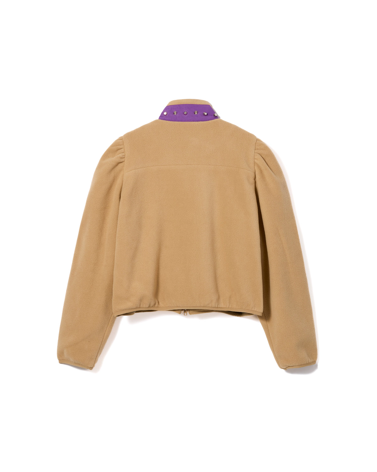 FLEECE STUDS JACKET (BEIGE)