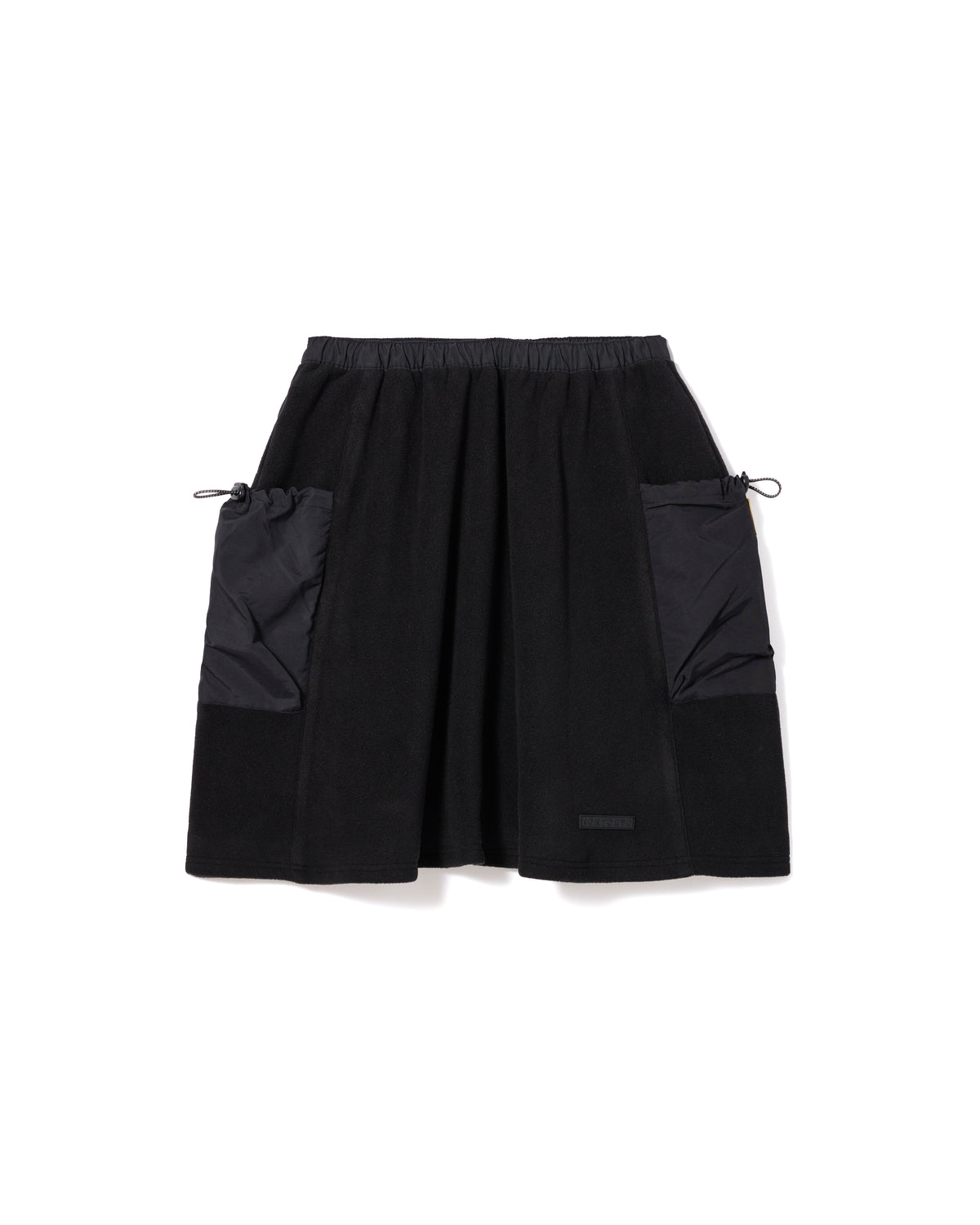 FLEECE MINI CARGO SKIRT (BLACK)