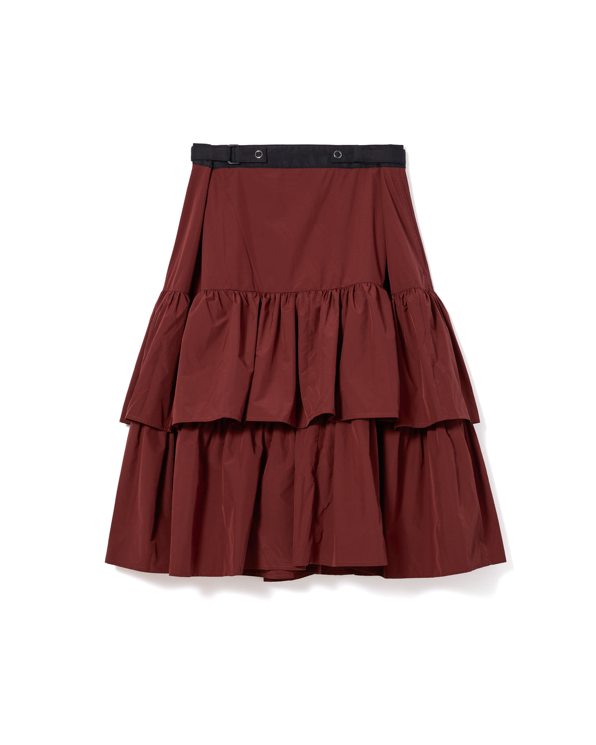 3WAY TIERED SKIRT (WINE)