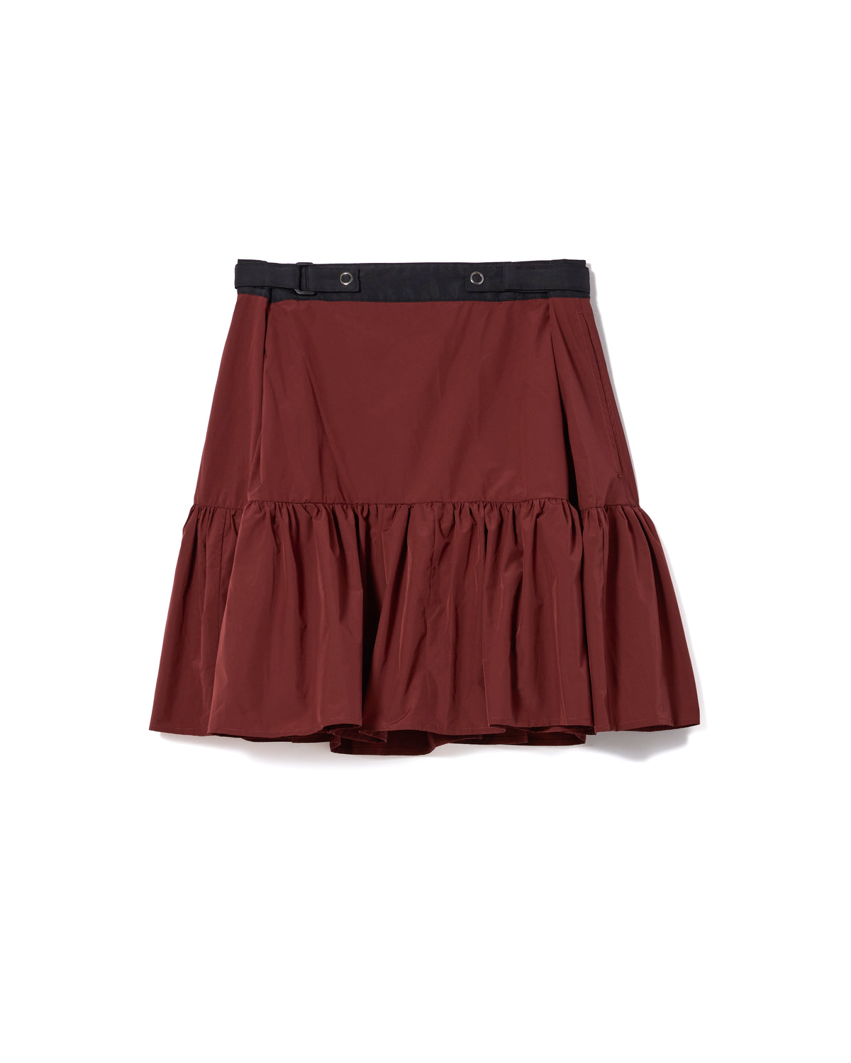 3WAY TIERED SKIRT (WINE)