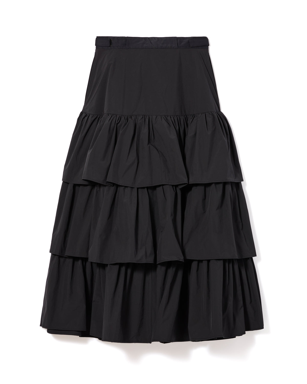 3WAY TIERED SKIRT (BLACK)